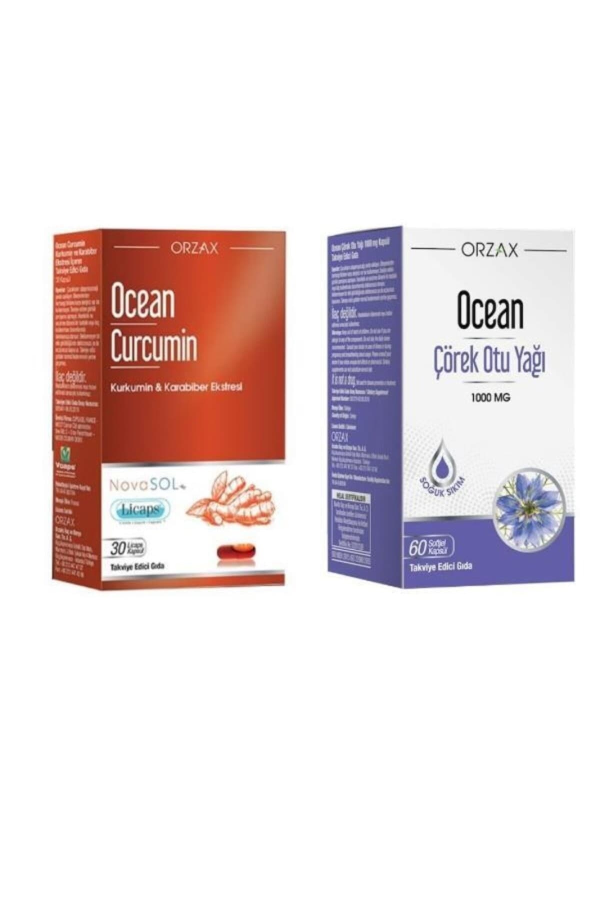 Curcumin 30 Kapsül + Çörek Otu Yağı 60 Kapsül Ikili Set