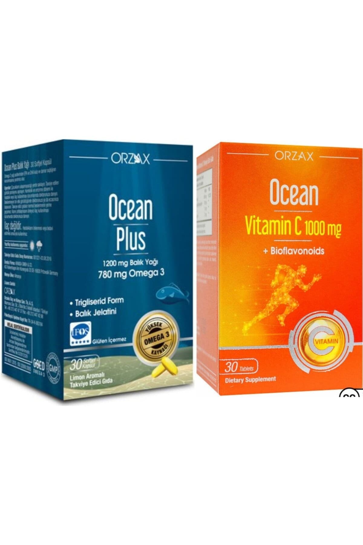 Plus Omega 3 1200 Mg 30 Kapsül + Vitamin C 1000mg 30 Tablet