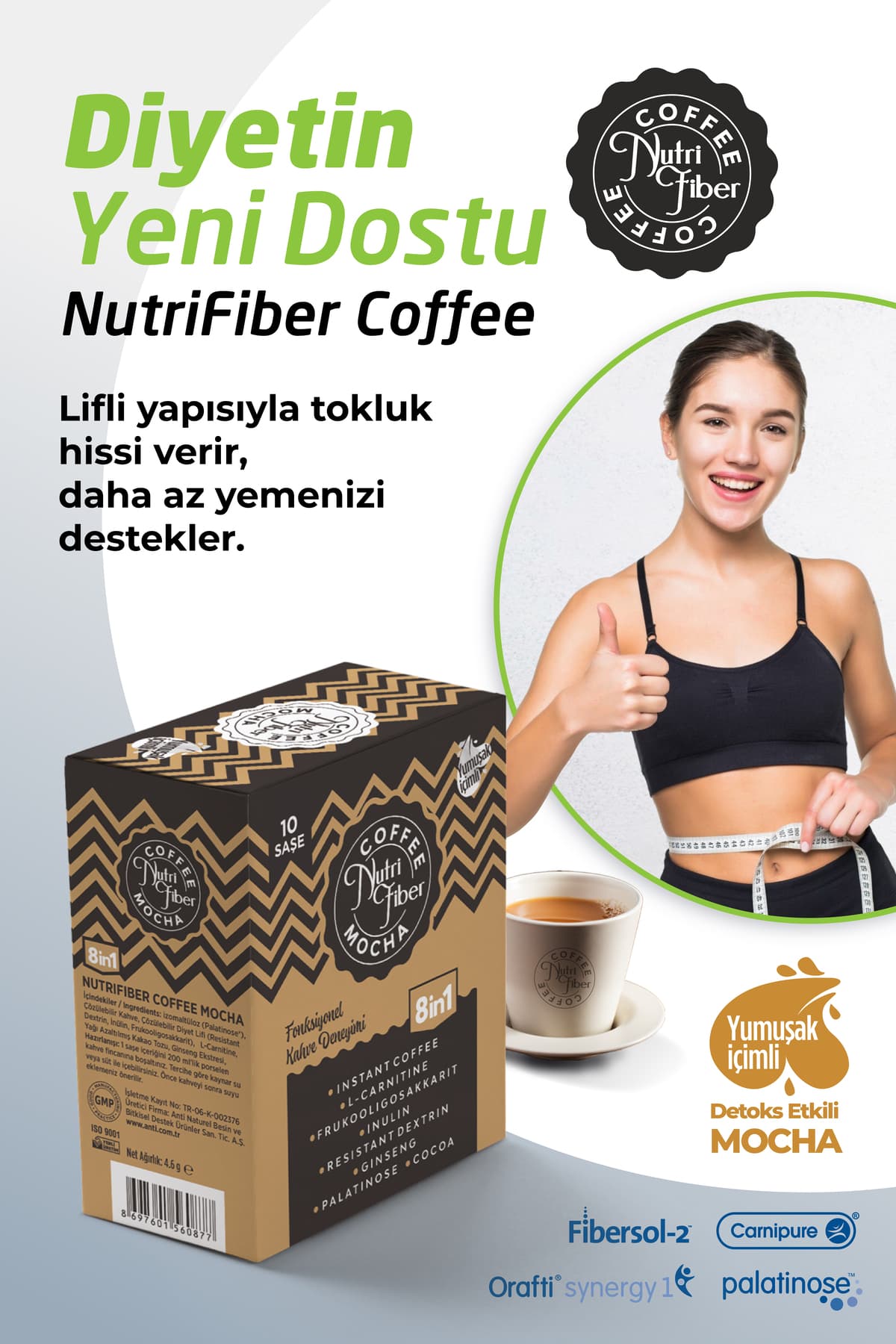 Mocha Detox Kahvesi, Hindiba Kahvesi Inülin,l-karnitin, Prebiyotik, Diyet