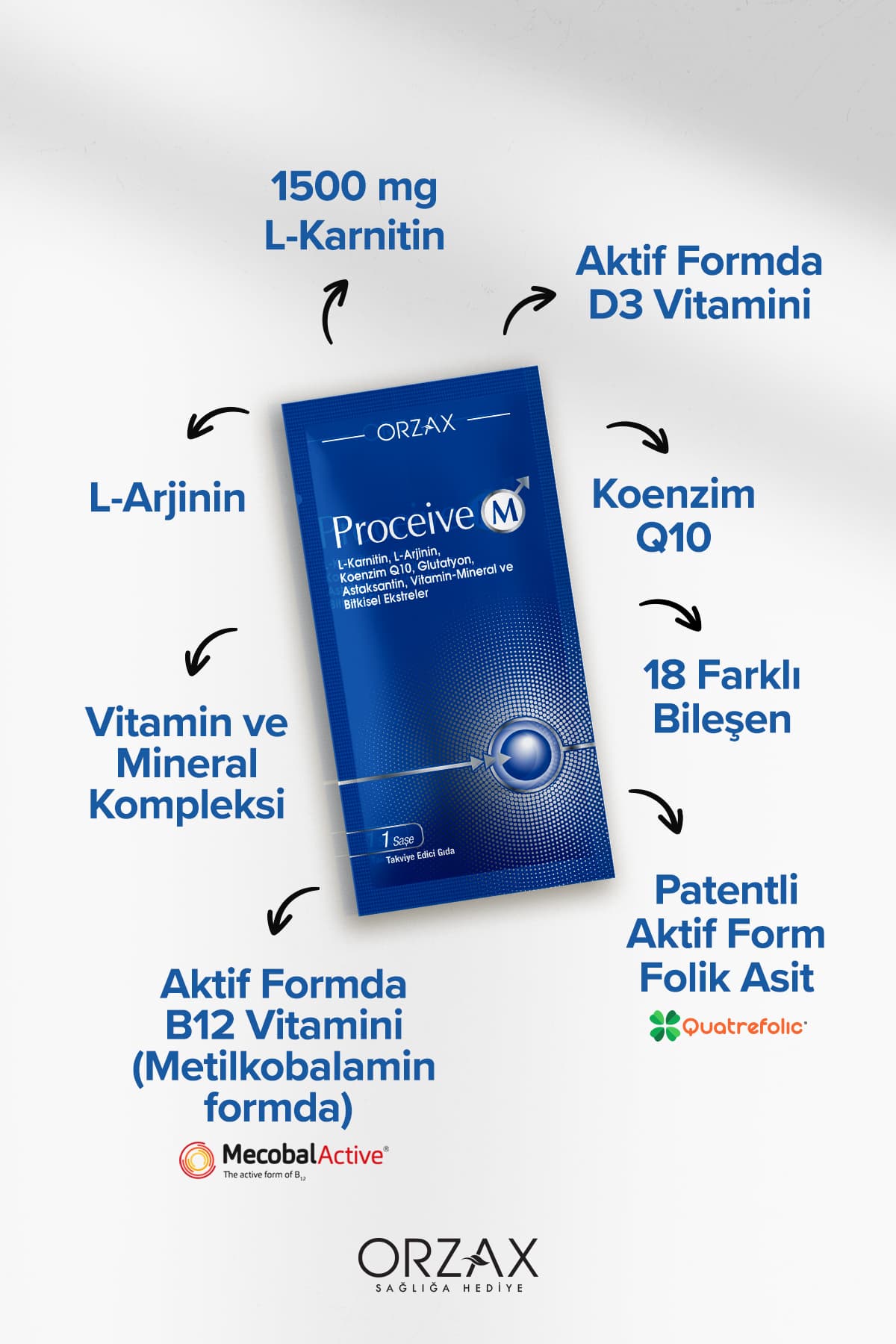 Orzax Proceive M 30 Saşe