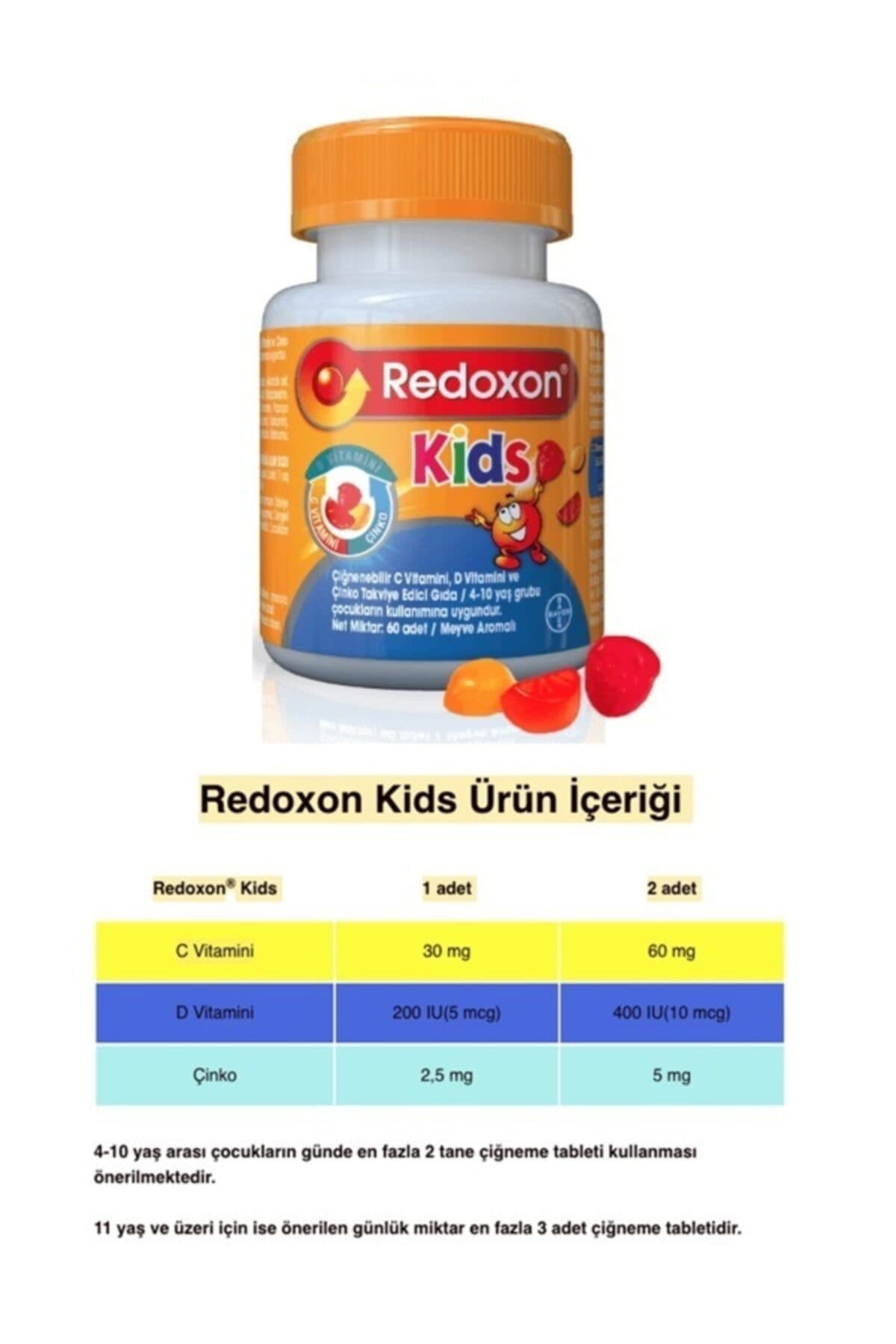 Çocuklar Için C,d Ve Çinko Desteği 60 Çiğneme T.+ C Vitamini 30 T.+ D3 K2 Vitamin Damla 20 Ml