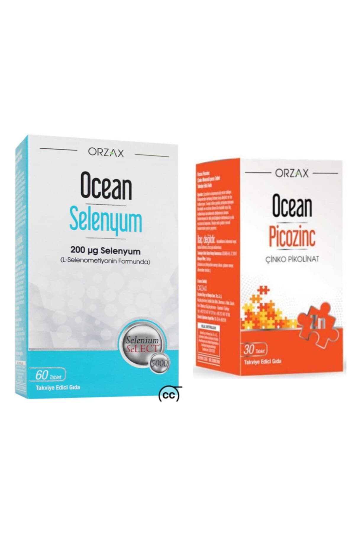 Selenyum 200 mcg 60 Tablet + Picozinc 30 Tablet