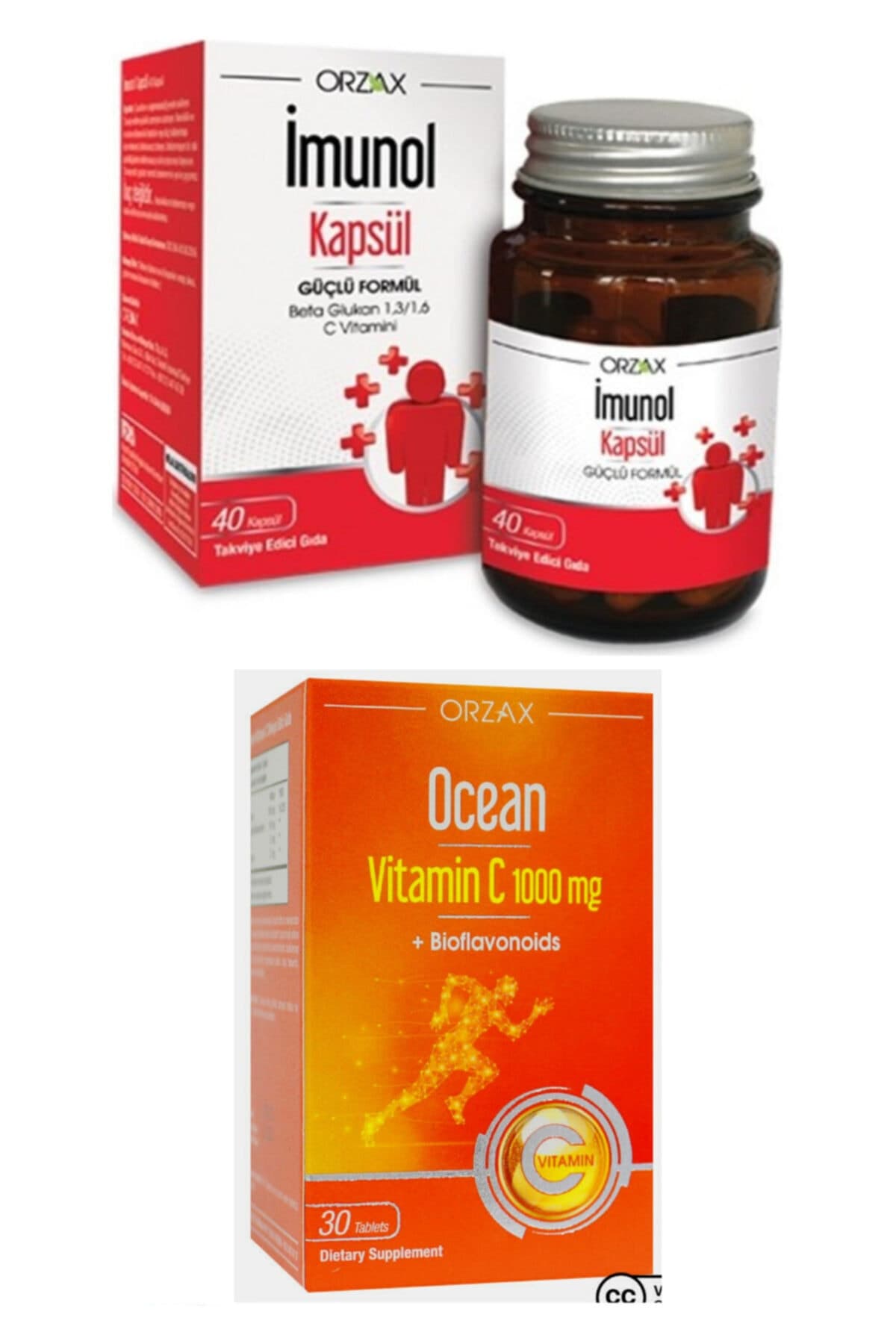 40 Kapsül Ve Ocean C Vitamini 1000 mg 30 Tablet