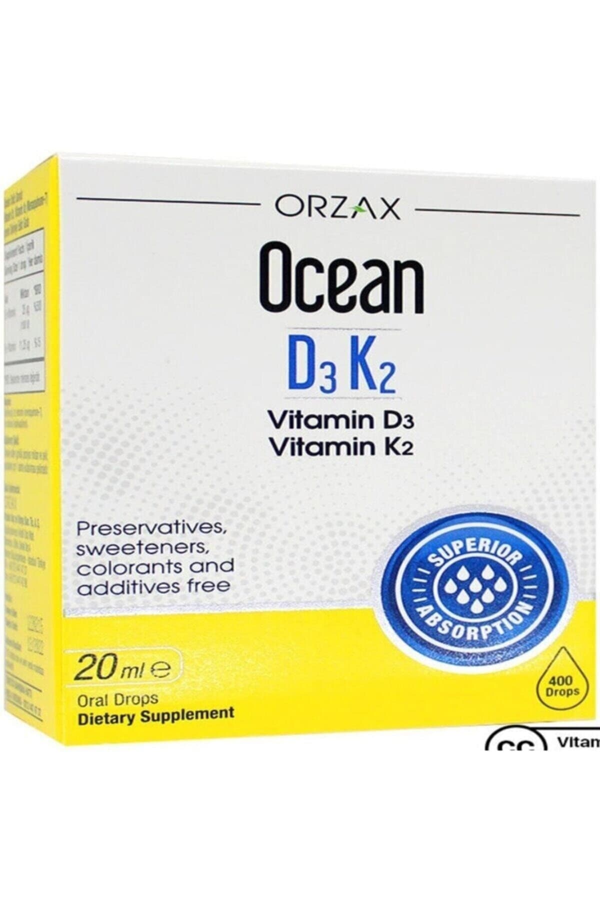 Ocean Çörek Otu Yağı 60 Kapsül Ve Ocean Vitamin D3 K2 20ml