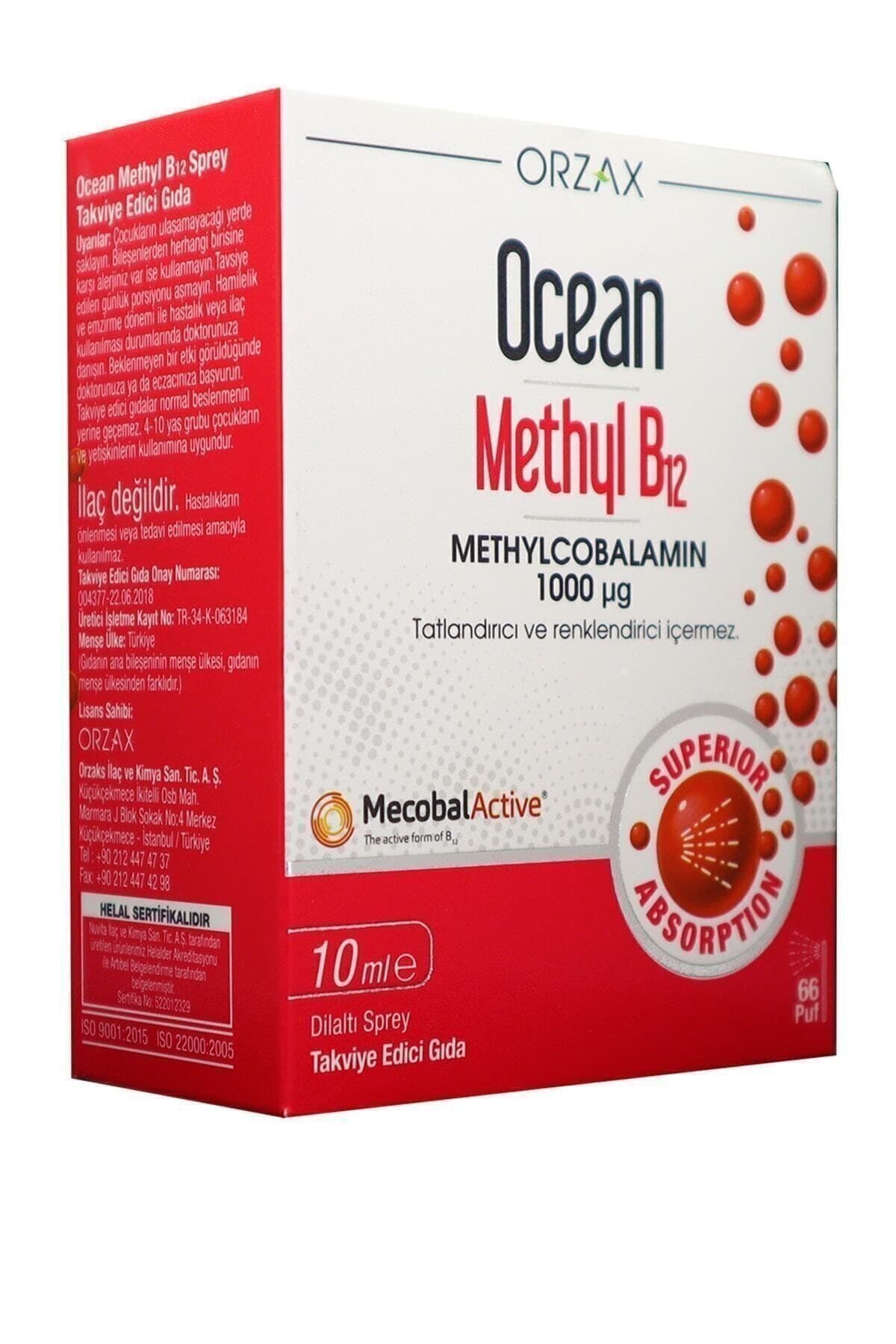 Methyl B12 1000 Mg 10 Ml Dilaltı Sprey / 66 Doz