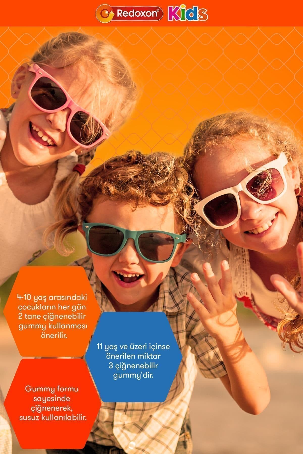 Kids C Vitamini D Vitamini Ve Çinko Içeren Çiğnenebilir Tablet 60 Adet 3'lü Paket