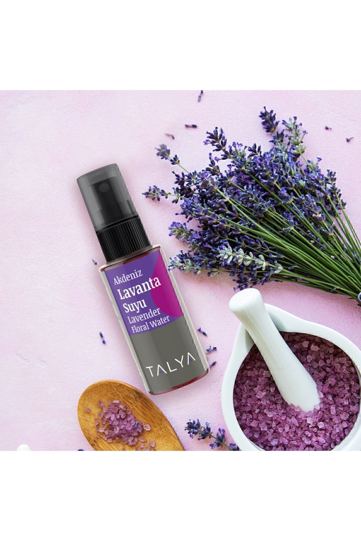 Akdeniz Lavanta Suyu, %100 Saf, Doğal Ve Katıksız, Sprey Şişe, Ferahlatıcı Etkili Tonik, 50 ml