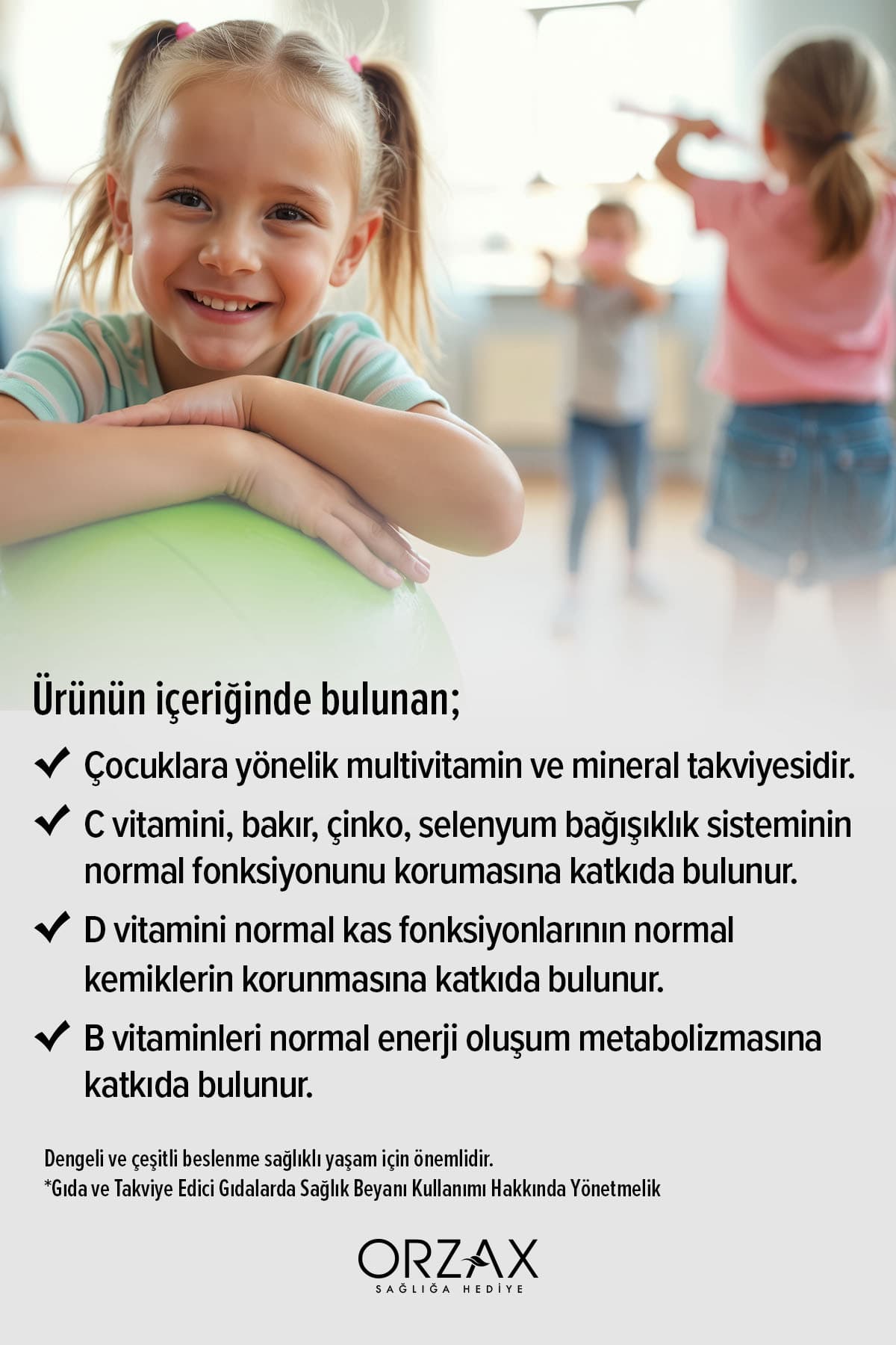 Vm Vitamin Mineral 150ml Portakallı Şurup