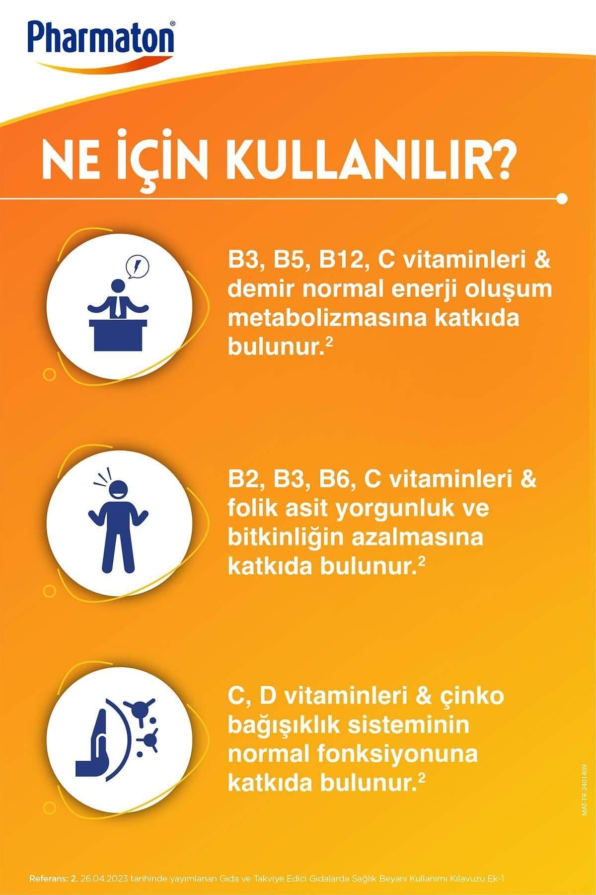 Vitality Multivitamin ve Mineral Desteği Ginseng G115 Enerji* 30 Tablet