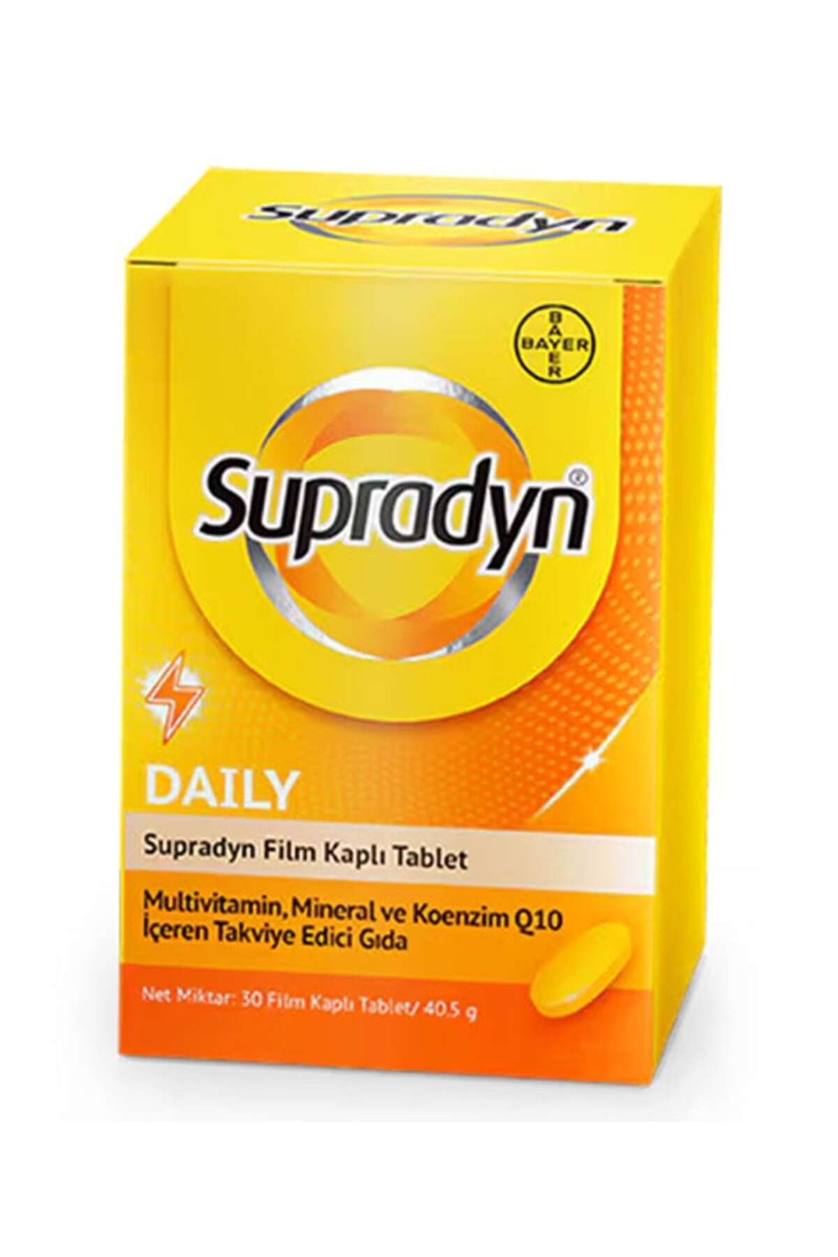 30 Film Kaplı Tablet | Koenzim Q10, Multivitamin Ve Mineral Içeren Takviye Edici Gıda