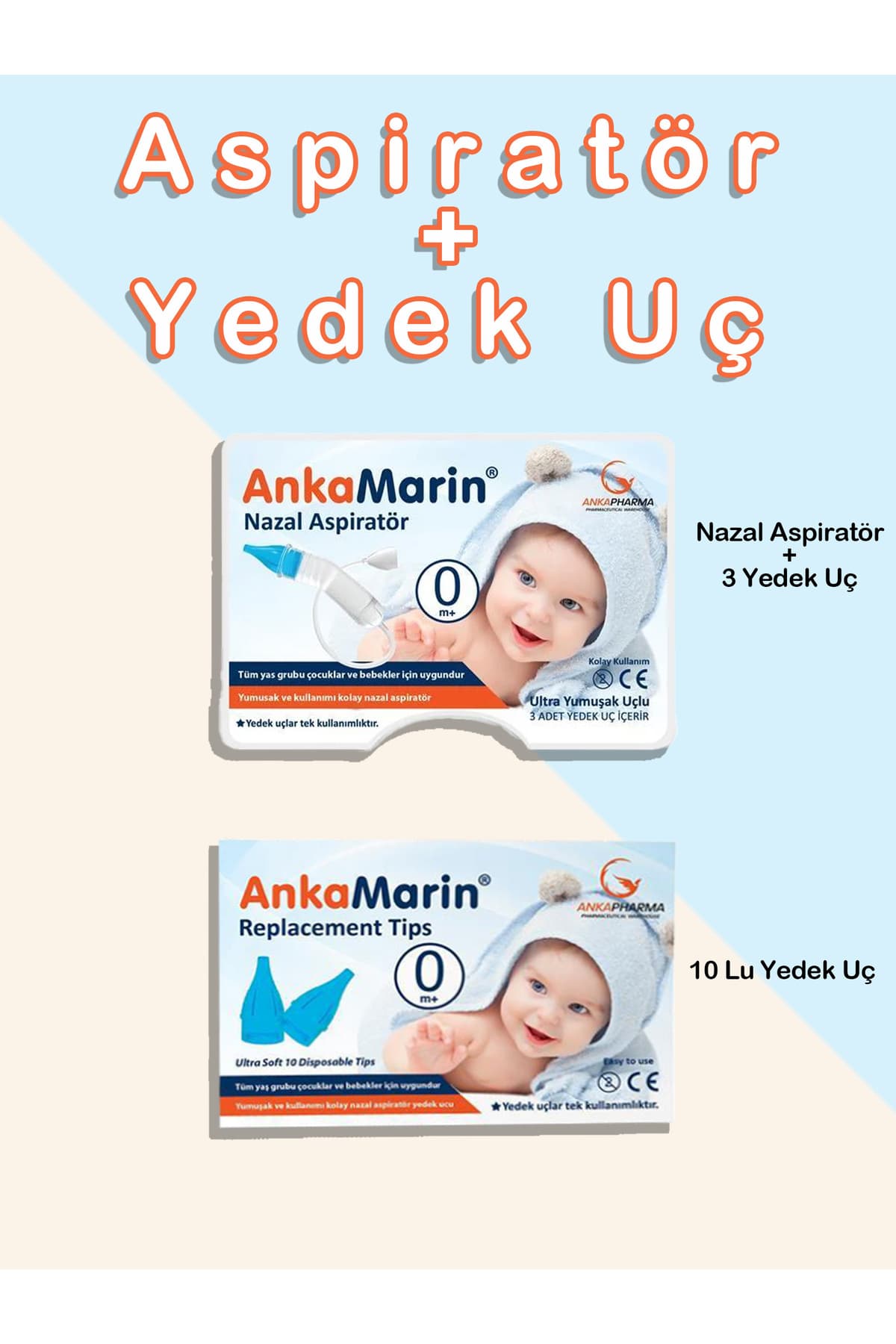 Nazal Burun Aspiratörü Başlangıç Seti Aspiratör Ve Yedek Uç