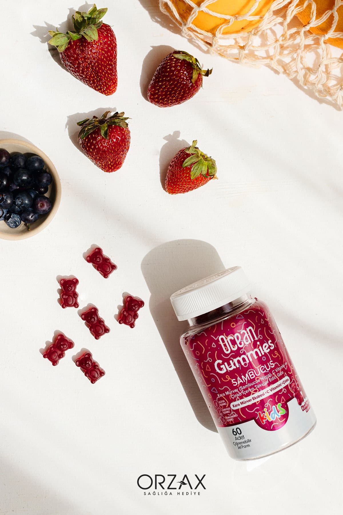 Gummies Sambucus Kids 60 Adet Çiğnenebilir Jel Form