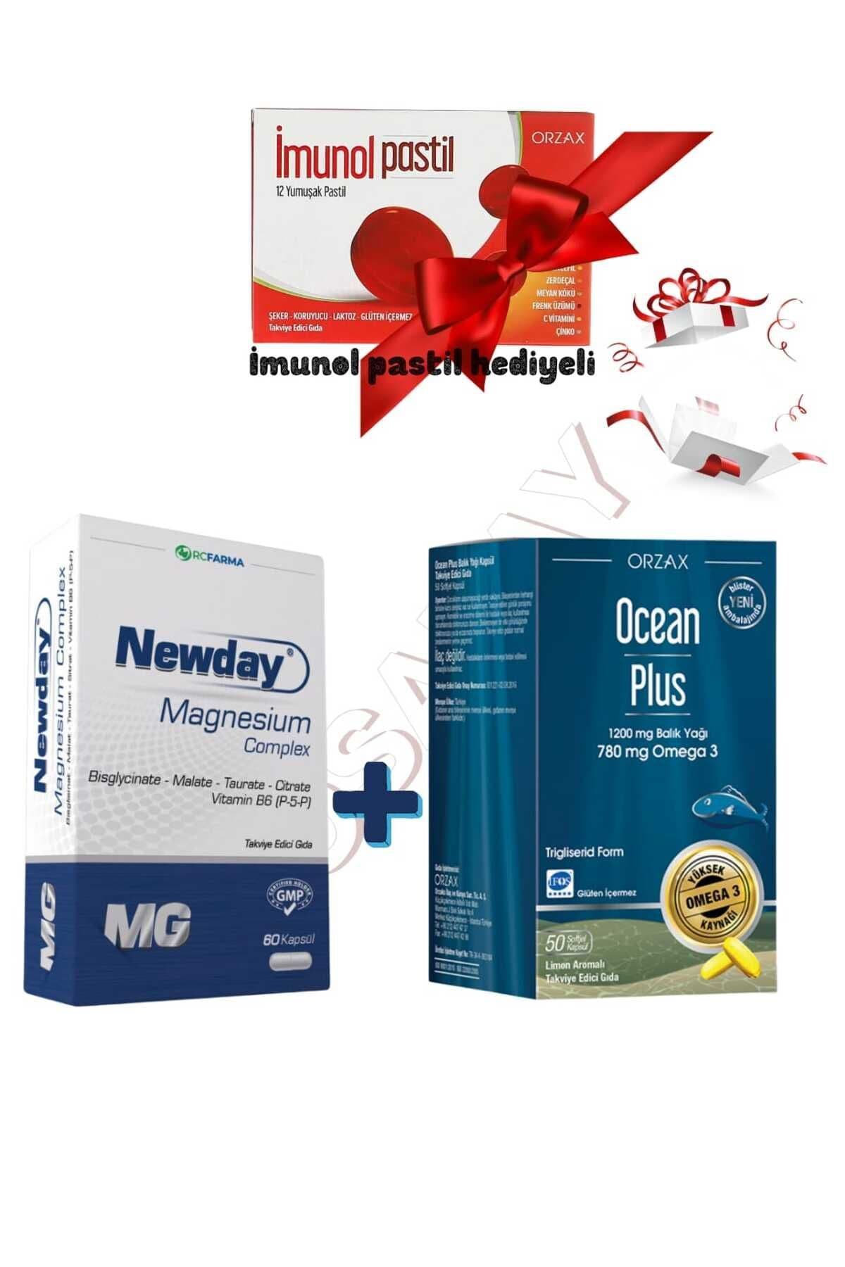 Plus 1200 50 Kapsül + Newday Magnezyum 60 Kapsül (Pastil Hediyeli)